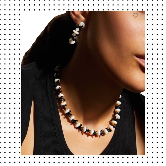 NWT Lele Sadoughi - Riviera Hoop Earrings - Picture 8 of 9